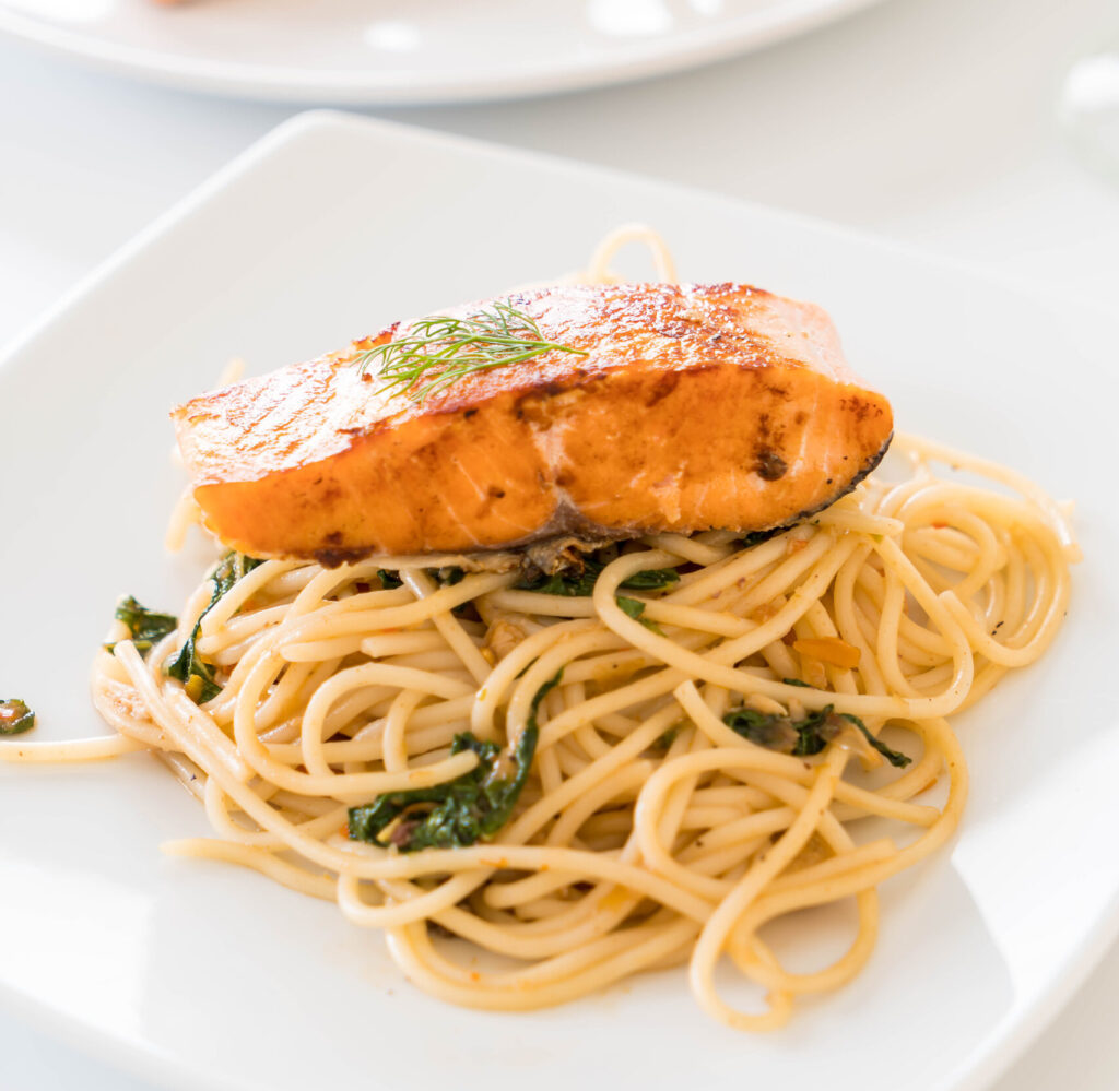 Pasta al salmone affumicato