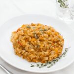 Risotto alla zucca cremoso appena servito ricette facili