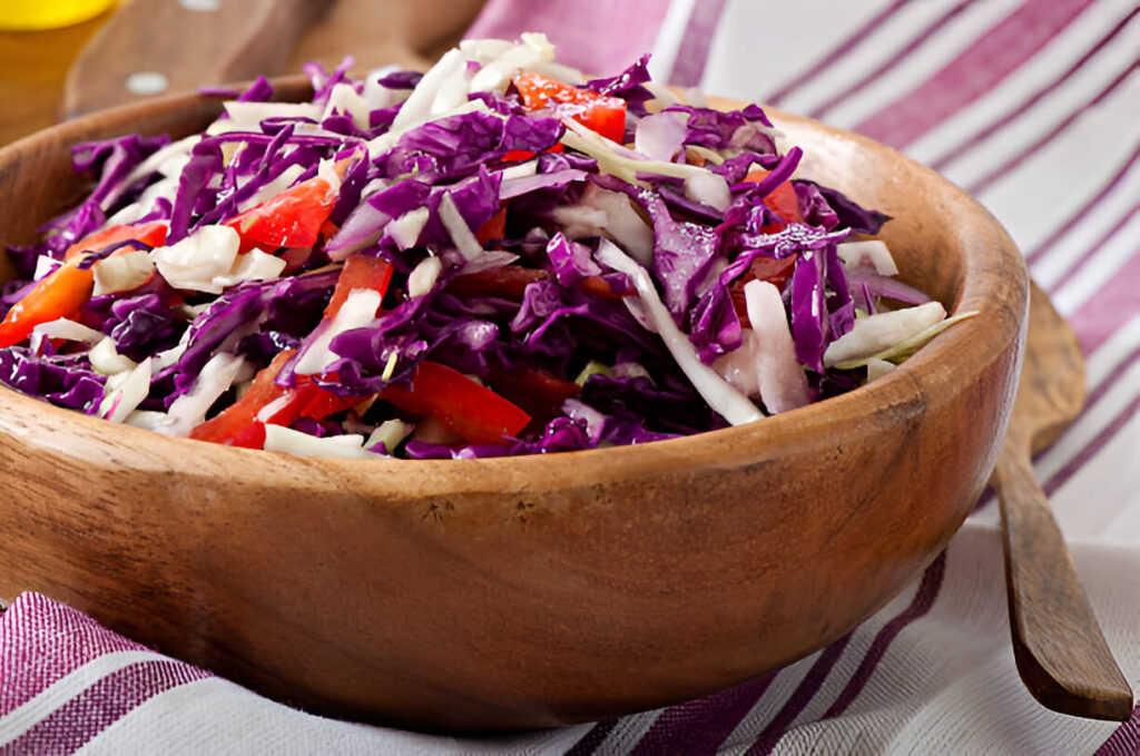 Insalata di Cavolo Rosso e Arancia