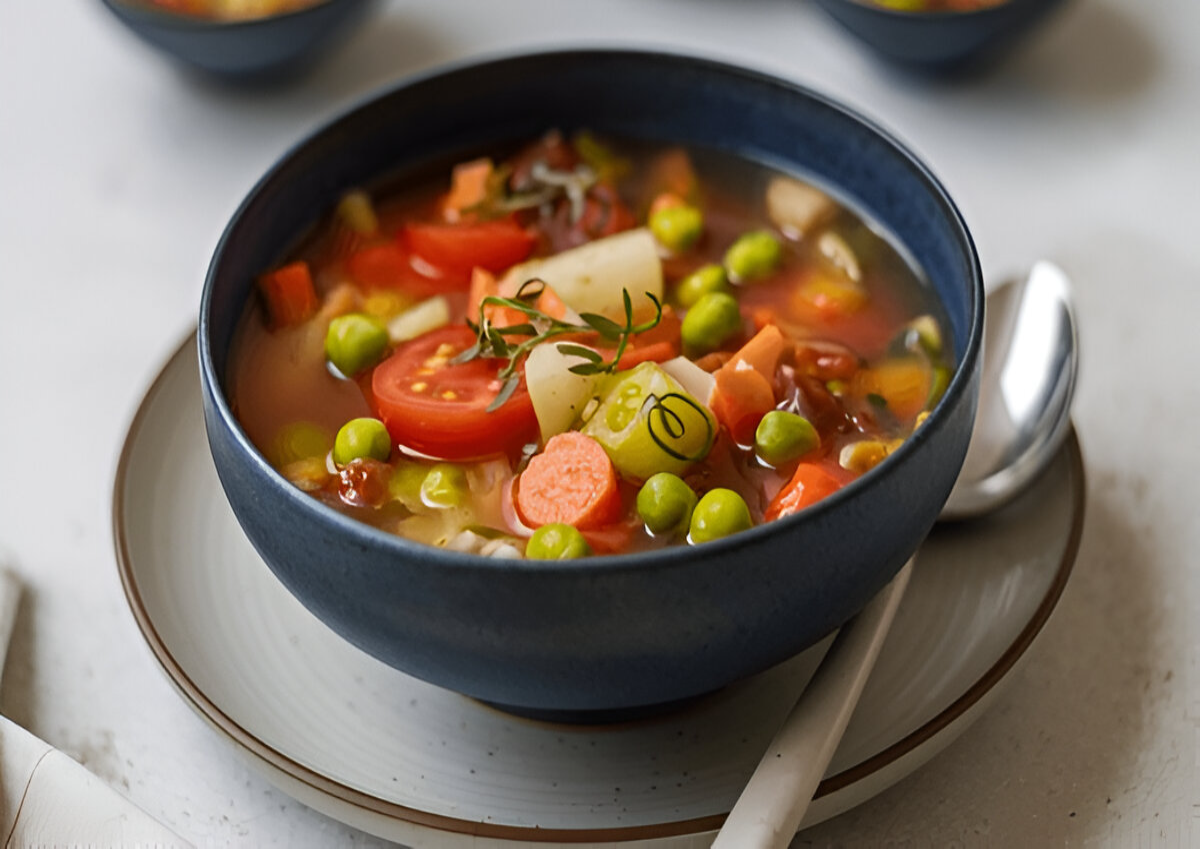 Minestrina di Verdure Leggera e Saporita