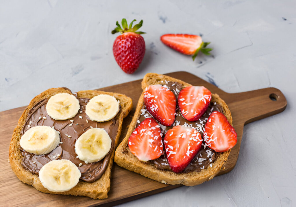 Toast di Pane Integrale con Ricotta e Miele