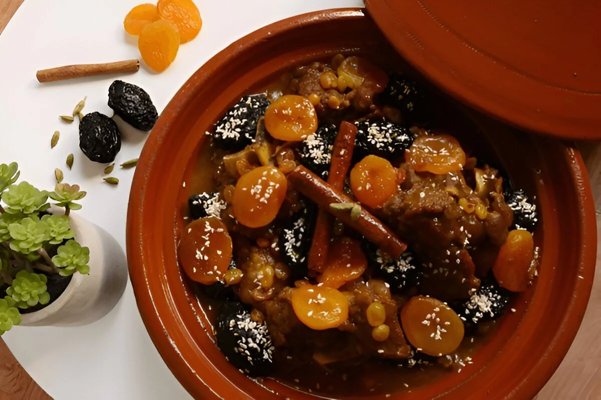 Tajine di Agnello con Prugne e Mandorle – Il Cuore della Cucina Marocchina