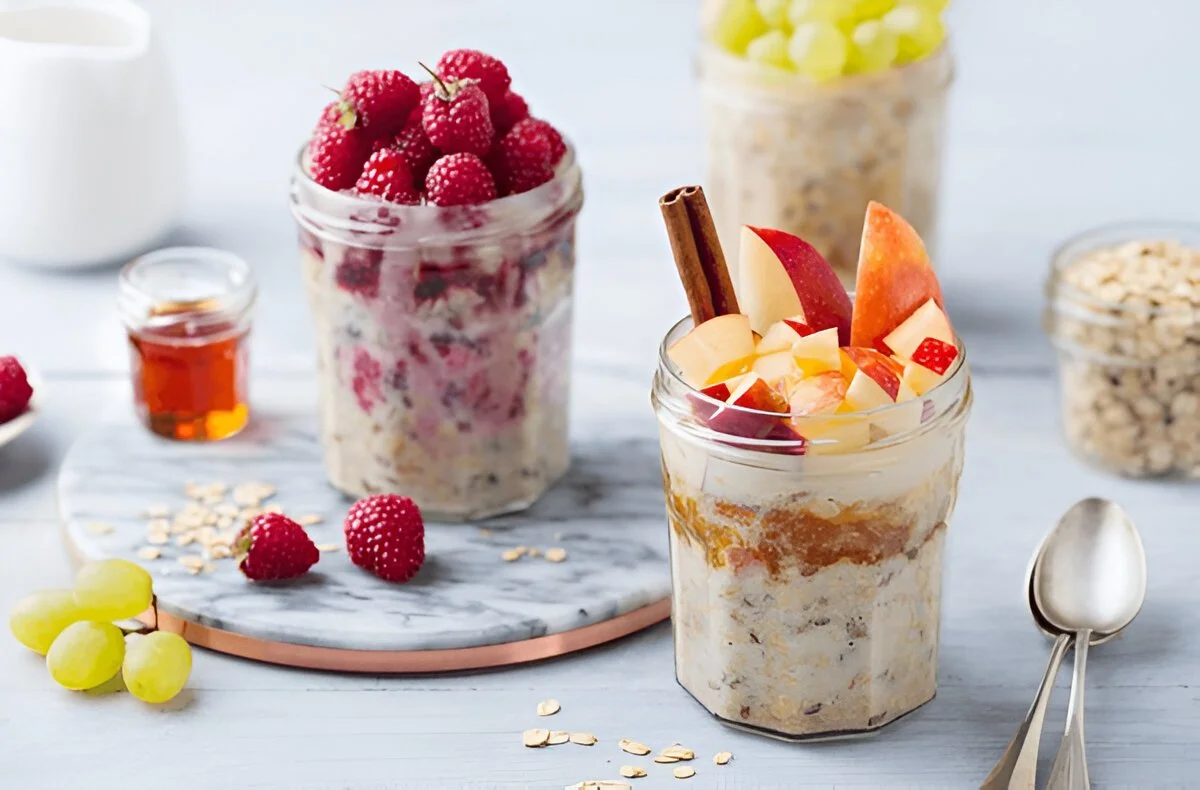 Overnight Oats con Frutta Fresca | La Colazione Sana