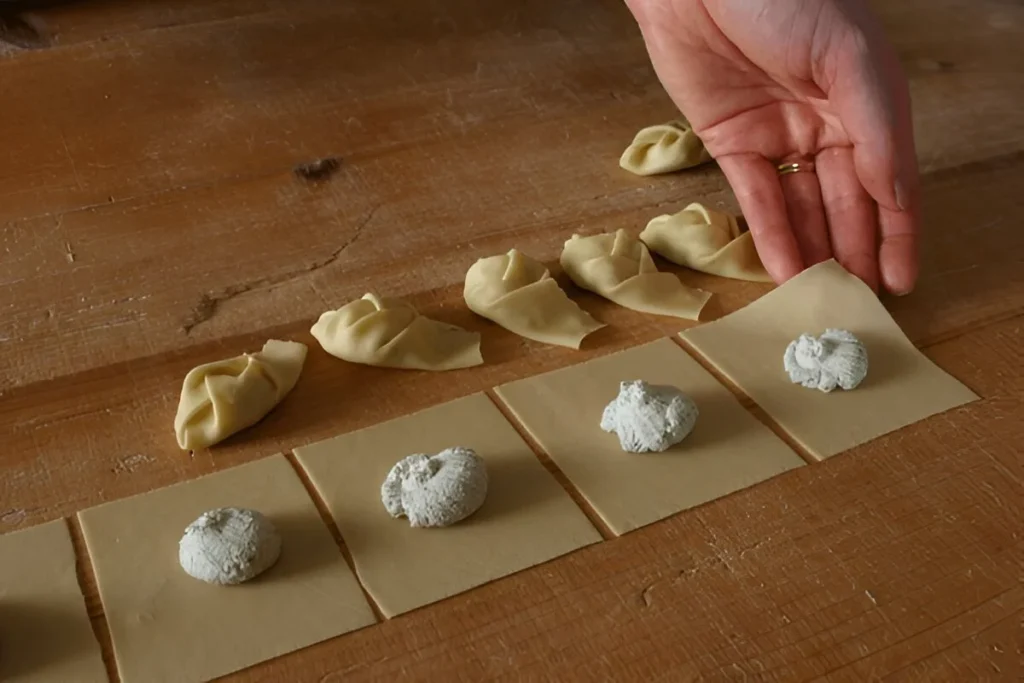 Tortelli Piacentini Ricetta Tradizionale: Il Gusto Autentico della Cucina Emiliana 5 Impasto per tortelli piacentini fatto a mano
